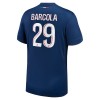 Maillot de Supporter Paris Saint-Germain Bradley Barcola 29 Domicile 2024-25 Pour Homme